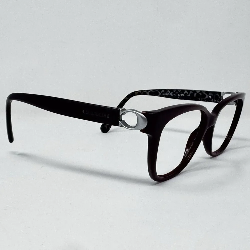 Coach HC6120 5509 Oxblood Eyeglass Frames 52-16-140